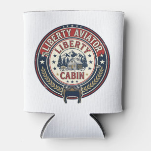 Rafraîchisseur Pour Canette Liberty Aviator Patriotique Aviation Patriotique V