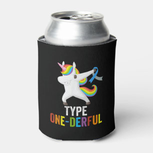 Rafraîchisseur Pour Canette Licorne qui fait dab Type One-Derful T1D Diabète D