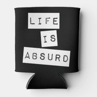 Rafraîchisseur Pour Canette Life is Absurd Black