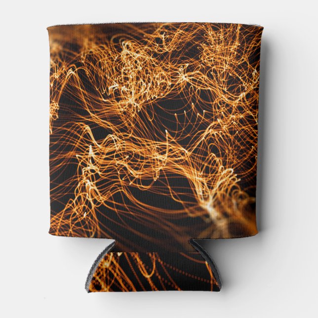 Rafraîchisseur Pour Canette Lignes ondulées, particules rondes, théorie des co (Devant)