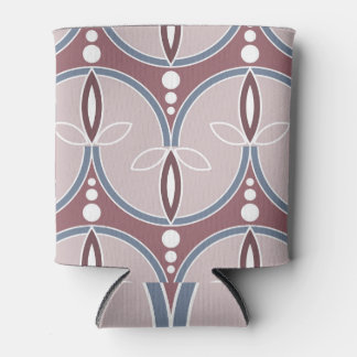 Rafraîchisseur Pour Canette Lignes ondulées : Vintage géométrique sans joint.