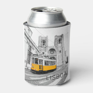 Rafraîchisseur Pour Canette Lisbonne Retro Tramway Portugal Vintage Streetcar