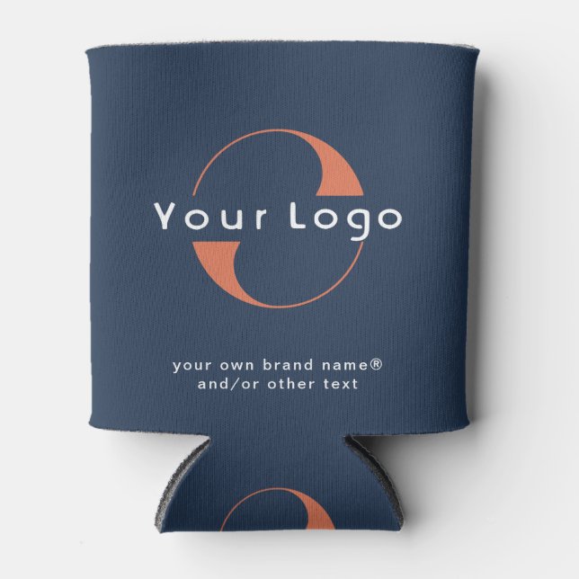 Rafraîchisseur Pour Canette Logo d'entreprise, marque Blue Company Promotions (Devant)