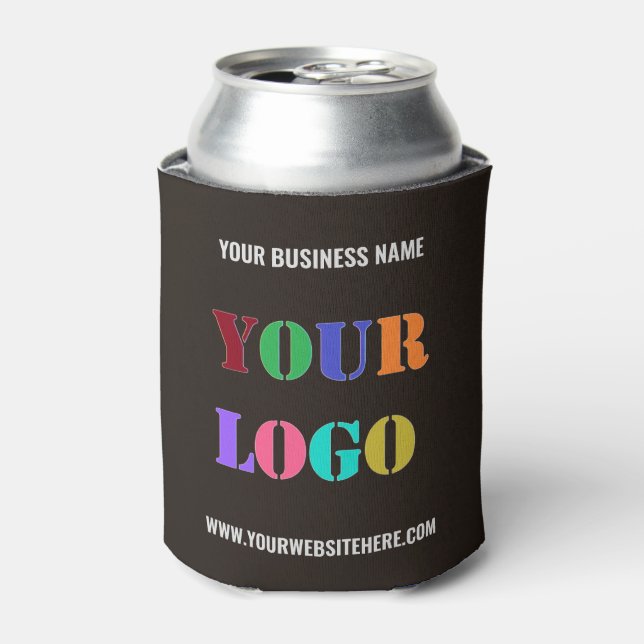 Rafraîchisseur Pour Canette Logo d'entreprise personnalisé Texte promotionnel  (Can devant)