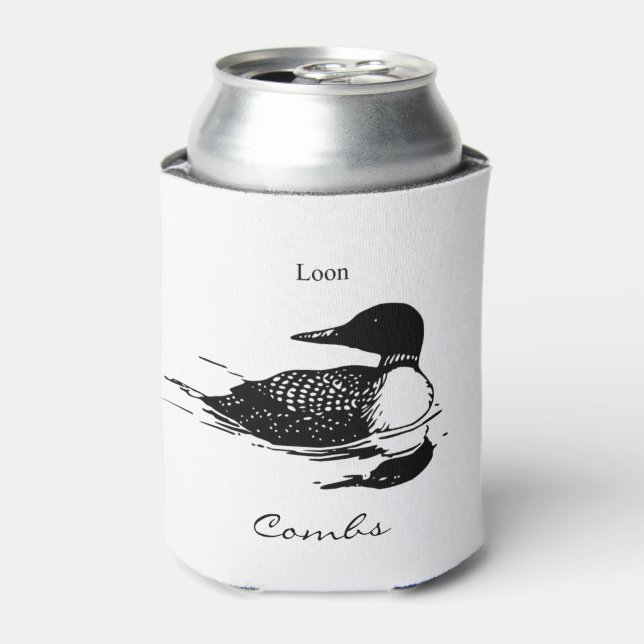 Rafraîchisseur Pour Canette Loon Natation Oiseau Art Thunder_Cove Can Cooler (Can devant)