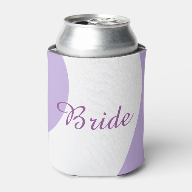 Rafraîchisseur Pour Canette Lovely Lavender et White Bride (Can devant)