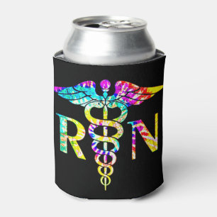 Rafraîchisseur Pour Canette Lovely RN Registered Nurse Tie Dye Magnifique uniq