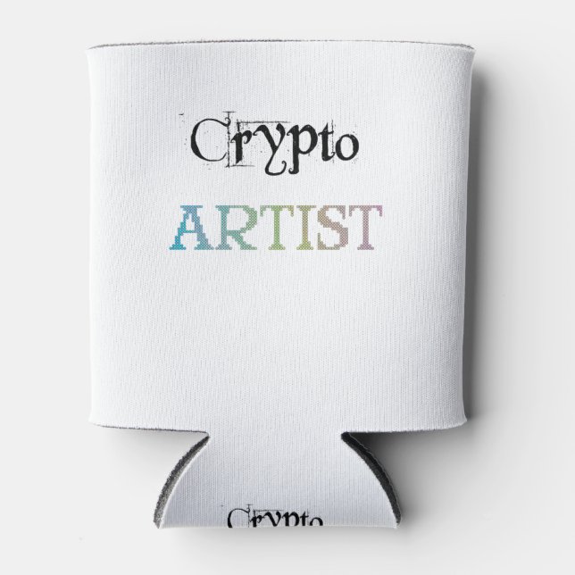 Rafraîchisseur Pour Canette Lumière de l'artiste Crypto (Devant)