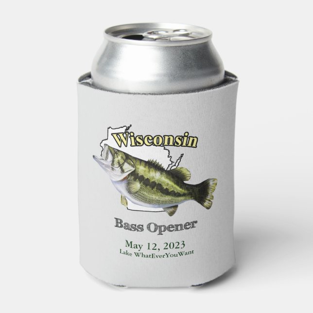 Rafraîchisseur Pour Canette Lumière d'ouverture de basse du Wisconsin sur mesu (Can devant)