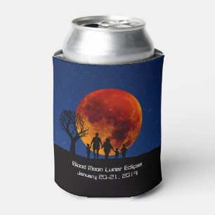 Rafraîchisseur Pour Canette Lune de sang Éclipse lunaire 2019