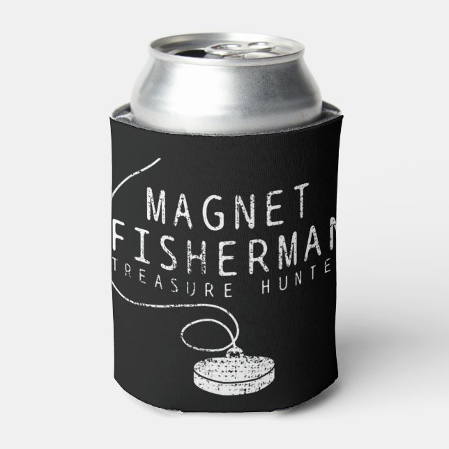 Rafraîchisseur Pour Canette Magnet Fishing T-shirt Métal Tshirt Cadeau Tee Coi (Can devant)