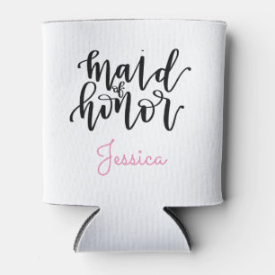 Rafraîchisseur Pour Canette Maid of Honor Can Cooler - Personnaliser le nom