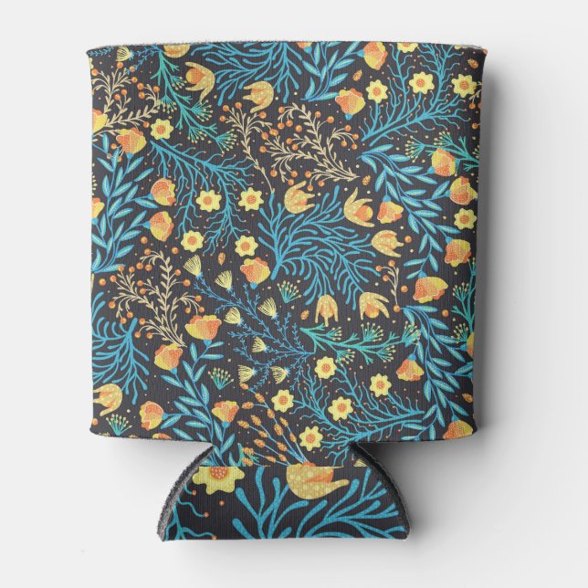 Rafraîchisseur Pour Canette Main florale dessinée : Créative sans fil (Devant)