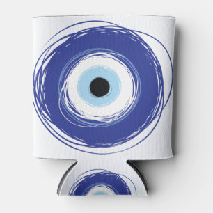 Rafraîchisseur Pour Canette Mal Oeil Artiste Bleu Grec