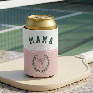 Rafraîchisseur Pour Canette Maman de pickleball sportive et coquette MVP nom d