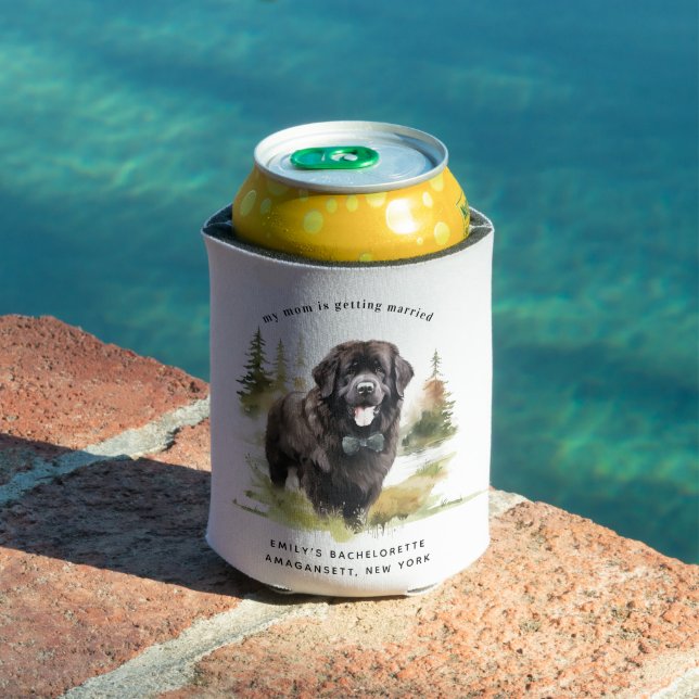 Rafraîchisseur Pour Canette Maman se marie | Portrait de chien (Piscine in situ)