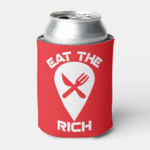 Mangez Les Riches - Anti-Greed Can Cooler