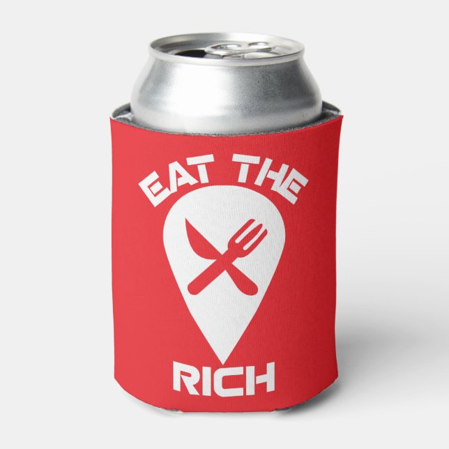 Rafraîchisseur Pour Canette Mangez Les Riches - Anti-Greed Can Cooler (Can devant)