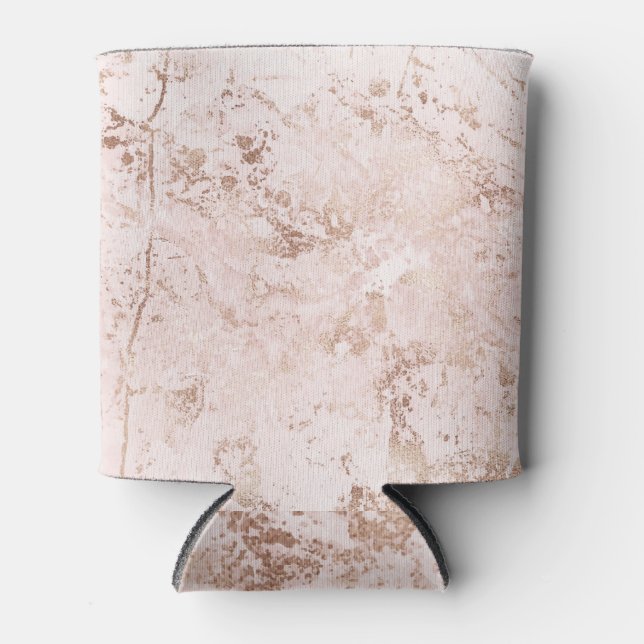 Rafraîchisseur Pour Canette Marbre rose : arrière - plan de texture dorée. (Devant)