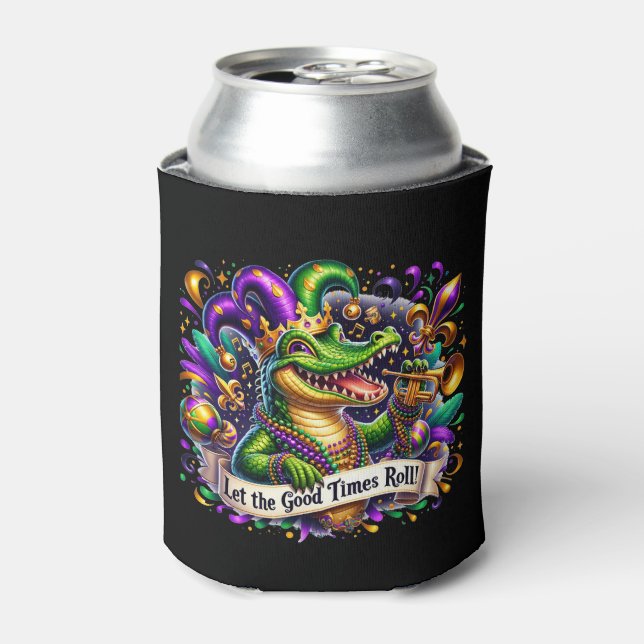 Rafraîchisseur Pour Canette Mardi Gras Can Cooler (Can devant)