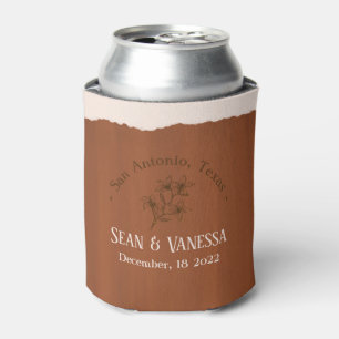 Rafraîchisseur Pour Canette Mariage Boho Terra Cotta