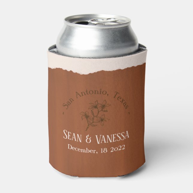 Rafraîchisseur Pour Canette Mariage Boho Terra Cotta (Can devant)