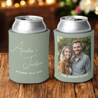 Mariage Favoriser Photo Sage Vert Moderne Minimali