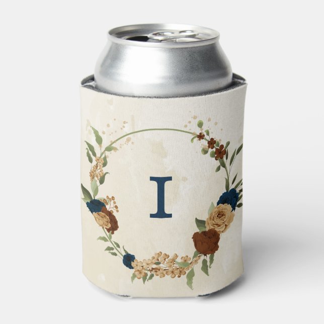 Rafraîchisseur Pour Canette mariage floral de terre cuite (Can devant)