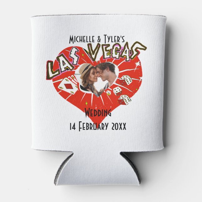 Rafraîchisseur Pour Canette Mariage Las Vegas (Devant)