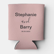 Mariage personnalisé minimaliste rose poudré