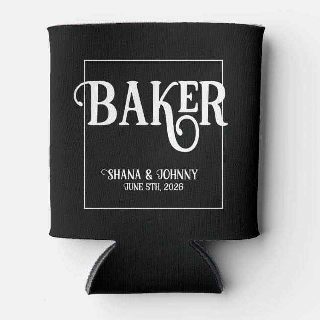 Rafraîchisseur Pour Canette Mariage peut refroidir (Devant)