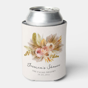 Rafraîchisseur Pour Canette Mariage Tropical Floral Vintage