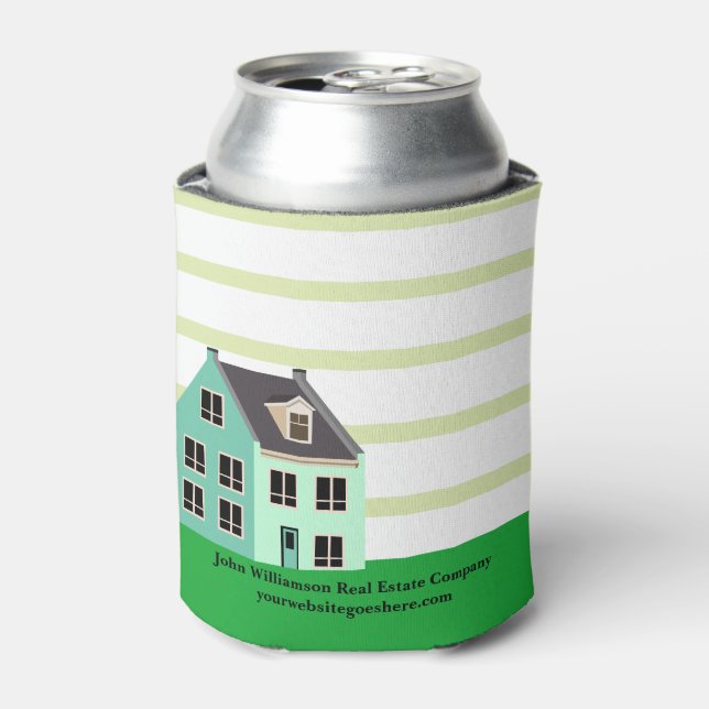 Rafraîchisseur Pour Canette Marketing immobilier Open House Custom Green (Can devant)
