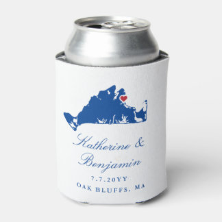 Rafraîchisseur Pour Canette Martha's Vineyard Oak Bluffs Mariage de marine
