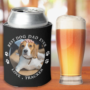 Rafraîchisseur Pour Canette Meilleur Chien Papa Jamais Empreintes de pattes Pe