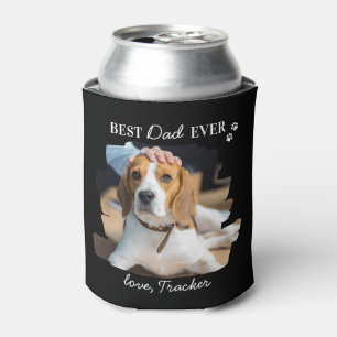 Rafraîchisseur Pour Canette Meilleur Chien Papa Jamais Personnalisé Tendance