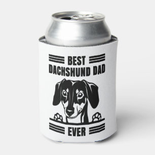 Rafraîchisseur Pour Canette Meilleur Dachshund Papa Jamais T Chemise