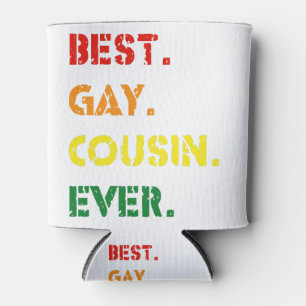 Rafraîchisseur Pour Canette Meilleur Gay Cousin Jamais Coloré Cadeau Vintage