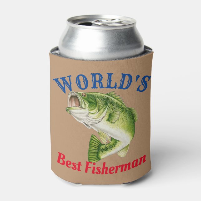 Rafraîchisseur Pour Canette Meilleur pêcheur du monde (Can devant)