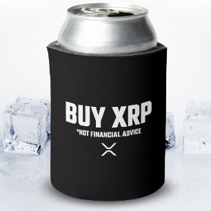 Rafraîchisseur Pour Canette Mème XRP Crypto Pas Conseil Financier Avertissemen