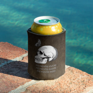 RAFRAÎCHISSEUR POUR CANETTE MEMENTO VIVERE • MEMENTO AMARE • MEMENTO MORI