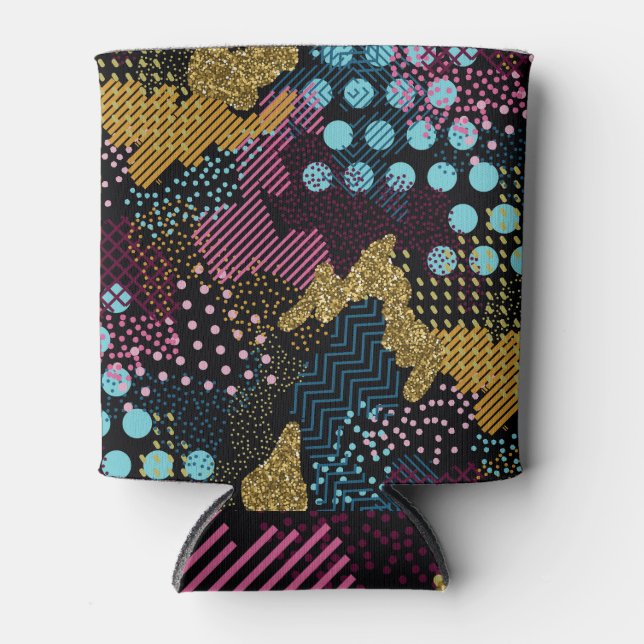 Rafraîchisseur Pour Canette Memphis Blend Camouflage rose (Devant)