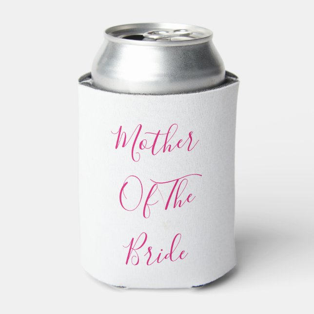 Rafraîchisseur Pour Canette Mère De La Mariée Élégante Cadeau Mariage Faveur (Can devant)