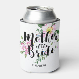Rafraîchisseur Pour Canette Mère de la mariée Fleurs aquarelle Mariage