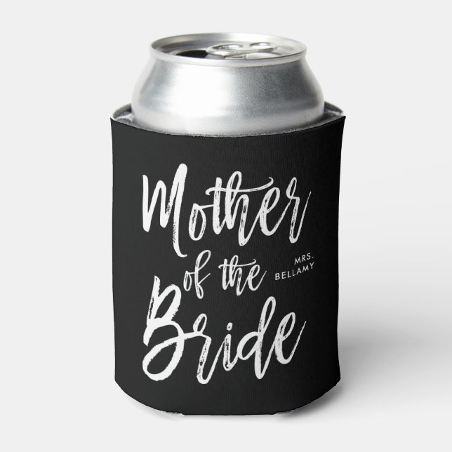 Rafraîchisseur Pour Canette Mère de la mariée | Style de script Mariage person (Can devant)