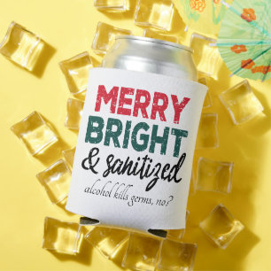 Rafraîchisseur Pour Canette Merry Bright et Sanitizisé L'alcool tue les germ