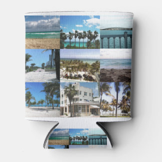 Rafraîchisseur Pour Canette Miami Collage - 50 Shades of Blue