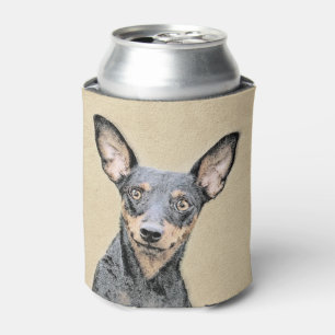 Rafraîchisseur Pour Canette Miniature Pinscher Peinture mignonne Chien Art ori