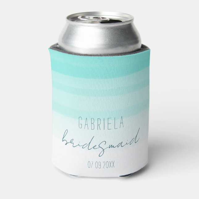 Rafraîchisseur Pour Canette Mint de pont personnalisé dégradé minimal (Can Dos)