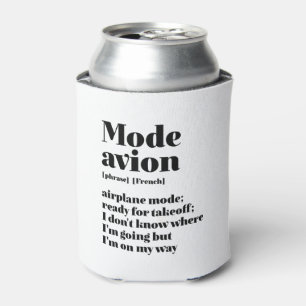 Rafraîchisseur Pour Canette Mode de voyage français inspiré Avion Avion